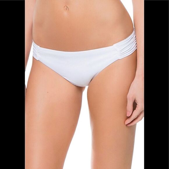 Trina Turk side shirred bikini bottom. NWT - Picture 2 of 5